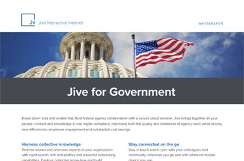 Jive for Government