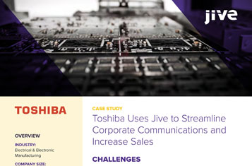 Toshiba “Thinking Differently” in a Flat Market and Down Economy to Strengthen Sales Channels