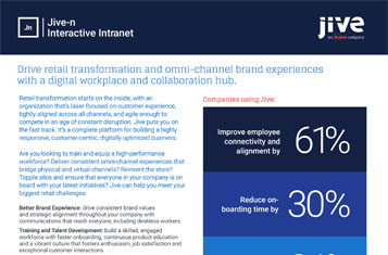 Why Jive n - For retail
